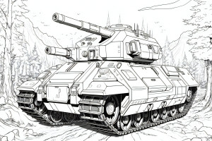 Раскраска танк «Гипердракон» в деле