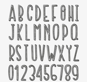 Раскраска английский алфавит с цифрами